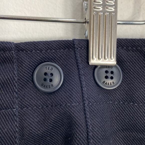 Ted Baker Barrel Pants Trousers Business Casual Pin Tuck 5 - Picture 9 of 16